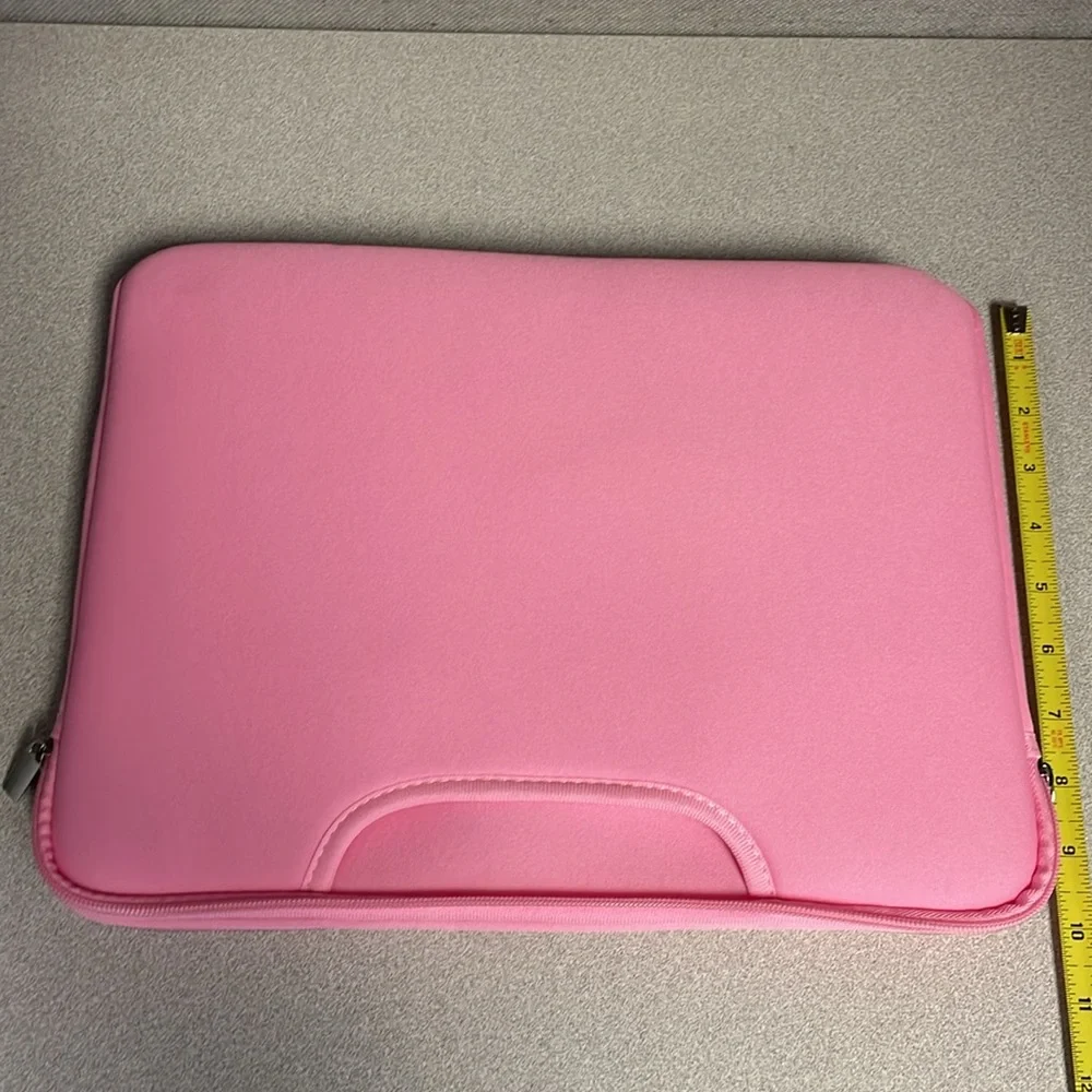 Pink laptop sleeve